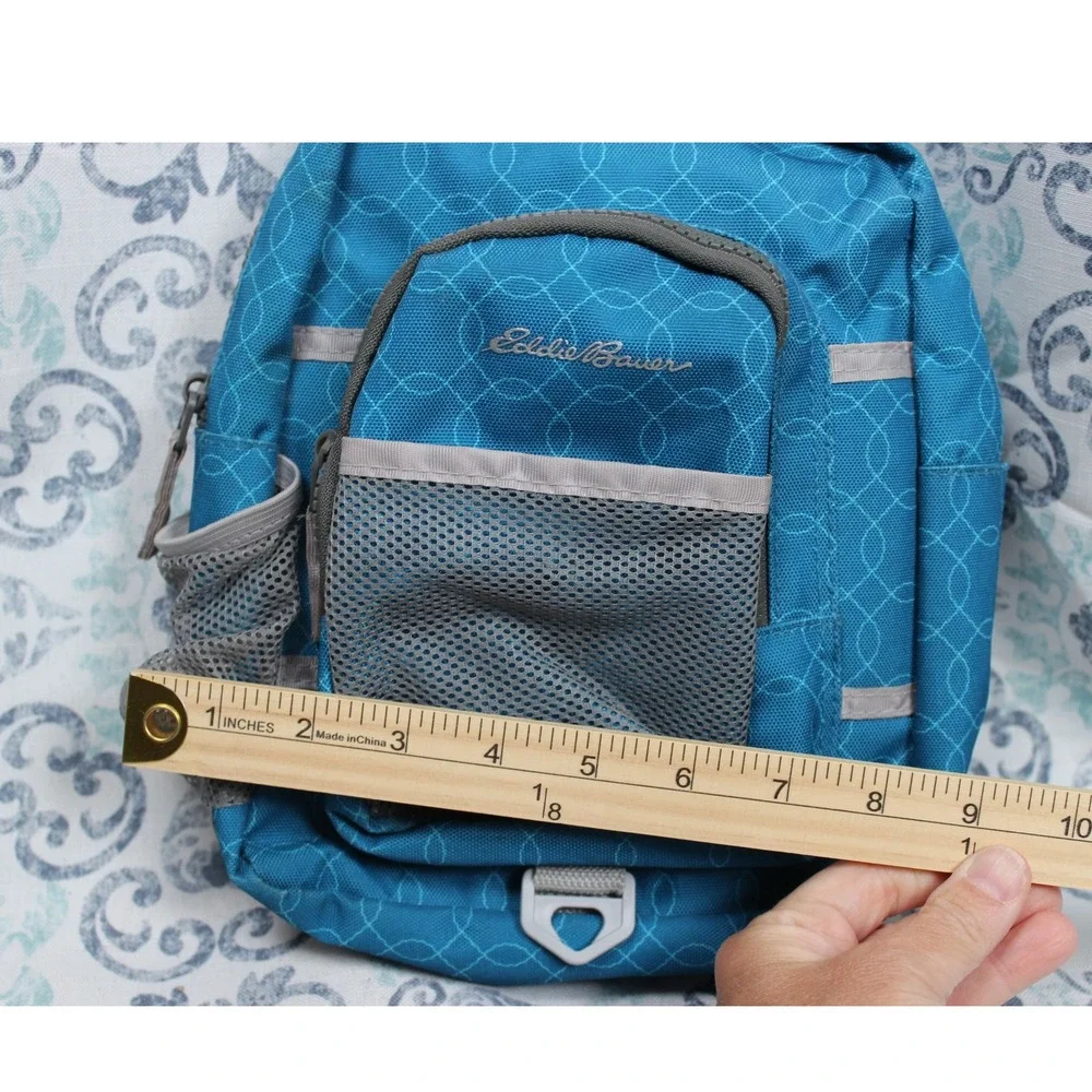 Eddie Bauer Mini Small Blue Stowaway Backpack‎ 12X8